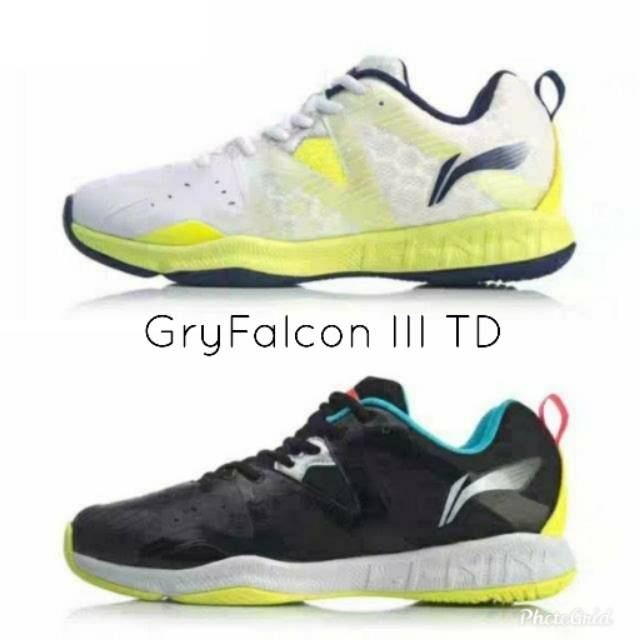 New Sepatu Badminton Original Lining GryFalcon III TD