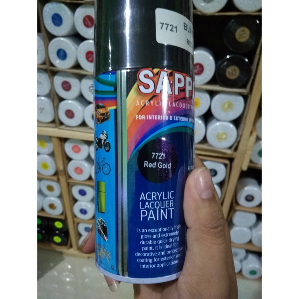 Sapporo Cat Spray Bunglon 7721 Red Gold 300 ml Cat Semprot Sapporo