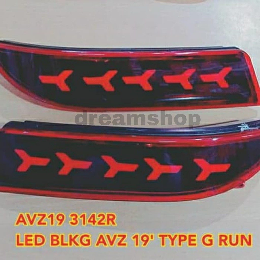 Lampu Reflektor Bumper Belakang Avanza 2012-2020