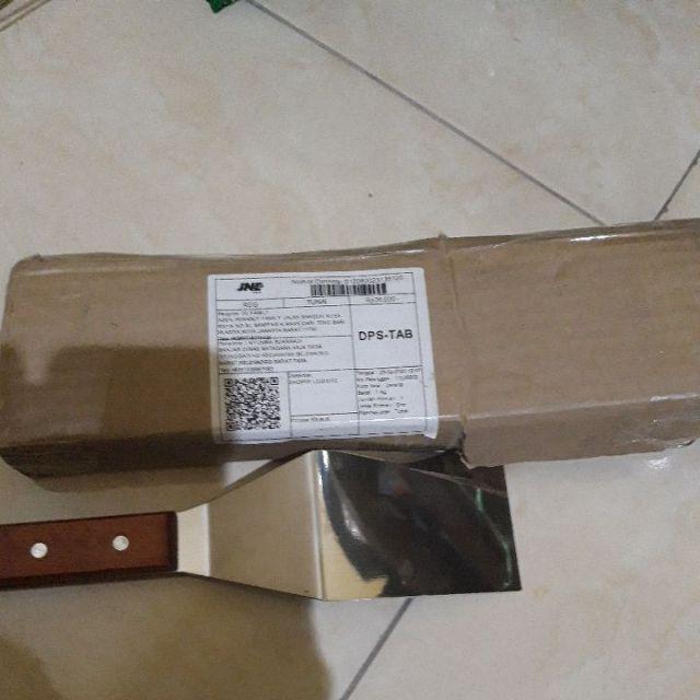 Spatula Serok Sutil Pizza Martabak Teppanyaki Kayu Griddle Stainless