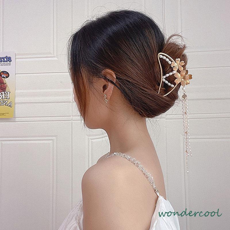 Butterfly Jepit Rambut Bentuk Kupu-Kupu Bahan Metal Ukuran Besar-Won