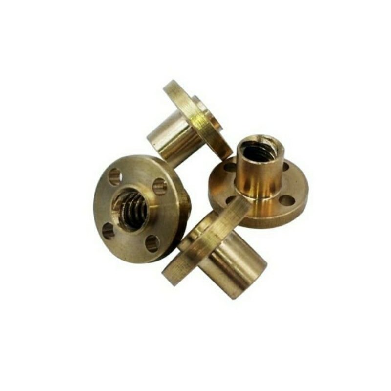 Nut T8 Lead Screw CNC 3D Printer Brass Flange