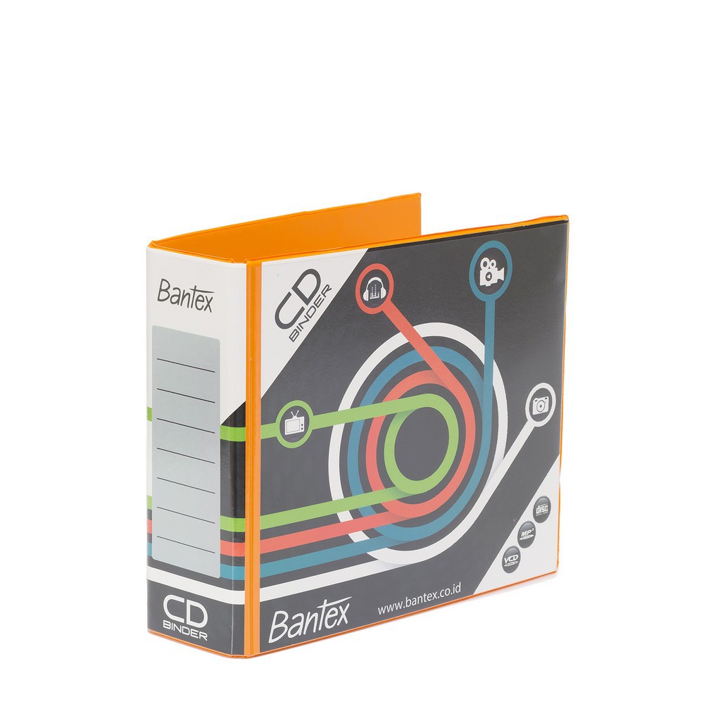 

Bantex CD Binder 2 Ring 40mm (Include 5 Pcs Pocket) Mango 8540 64 PKM Bandung