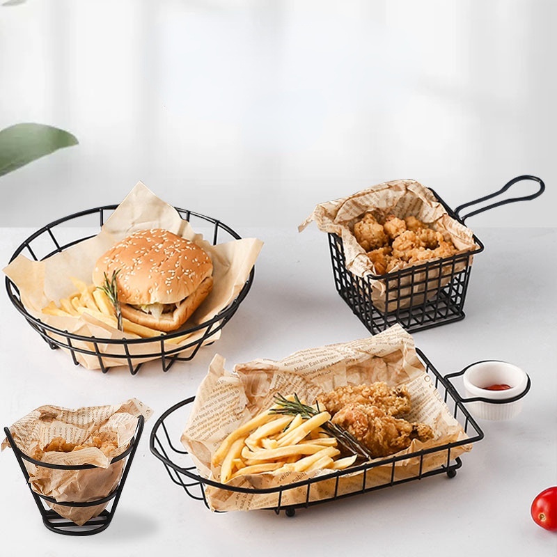 Wadah Kentang Goreng/Keranjang Kentang/Fries Keranjang/Wadah Keranjang Saji Kentang/Fries Serving Basket