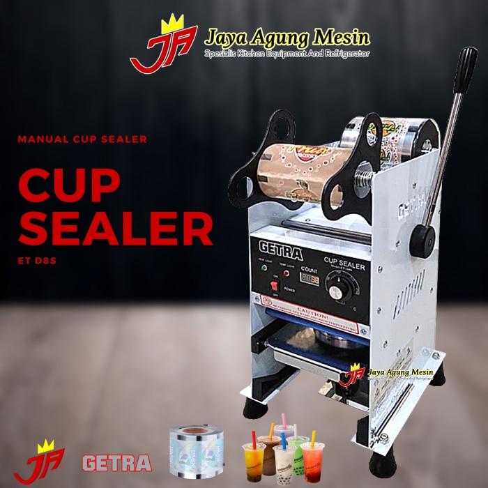 Getra Et-D8S Cup Sealer - Mesin Perekat Gelas Plastik