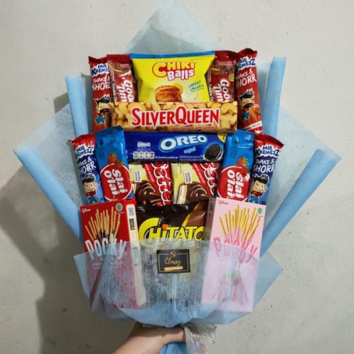 

Snack Bouquet Jajan Cemilan Hadiah Ulang Tahun Wisuda Sidang Skripsi S Best Seller