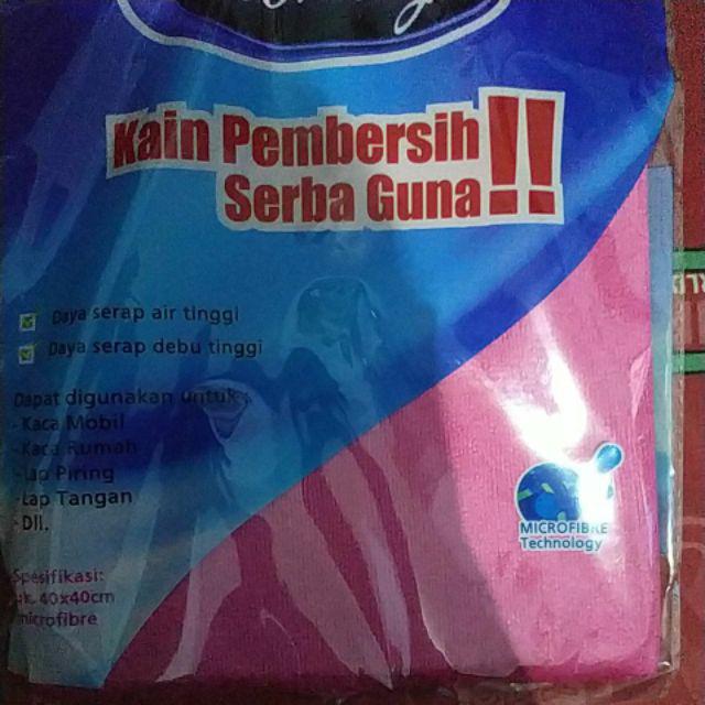 Kain Lap Microfiber Honaga 30 X 30 Cm 320 Gsm