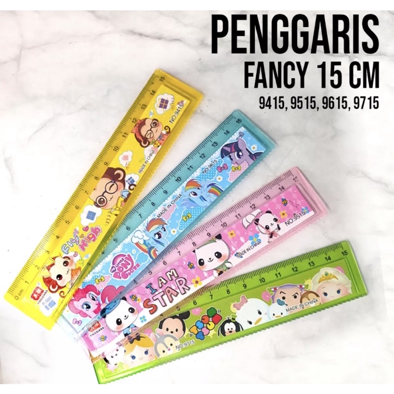 

Penggaris Karakter Murah Penggaris 15 cm mistar anak CC~150