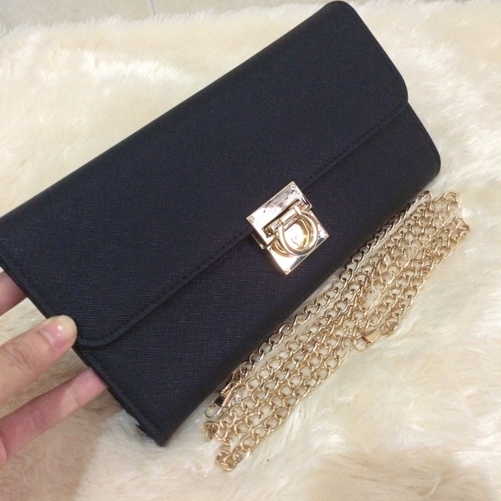 . Dompet wanita ,ed bag cantik keren, Clutch salvatore ferragamo .