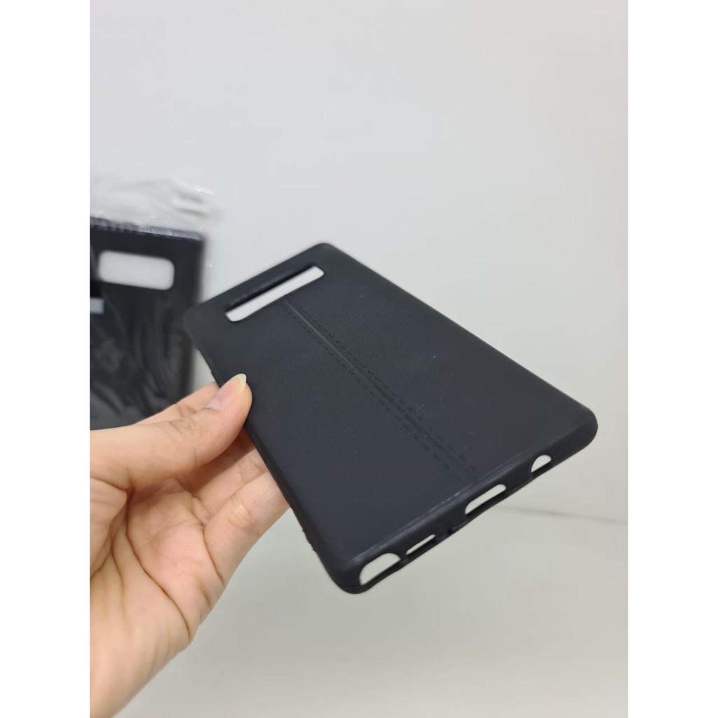 Auto Fokus Samsung Note 8 N950F 6.3 inchi Leather Soft Case N950F AUTOFOCUS Motif Kulit Jeruk