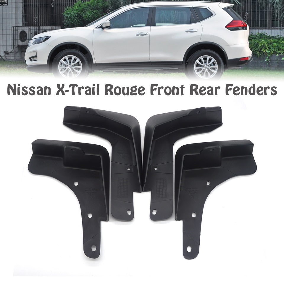 1 Set Mud Flap Pelindung Splash Untuk Fender Mobil Nissan X Trail T32 2014 2015 2016 2017