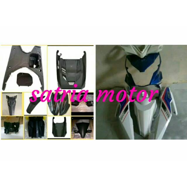 full set body beat fi esp biru putih