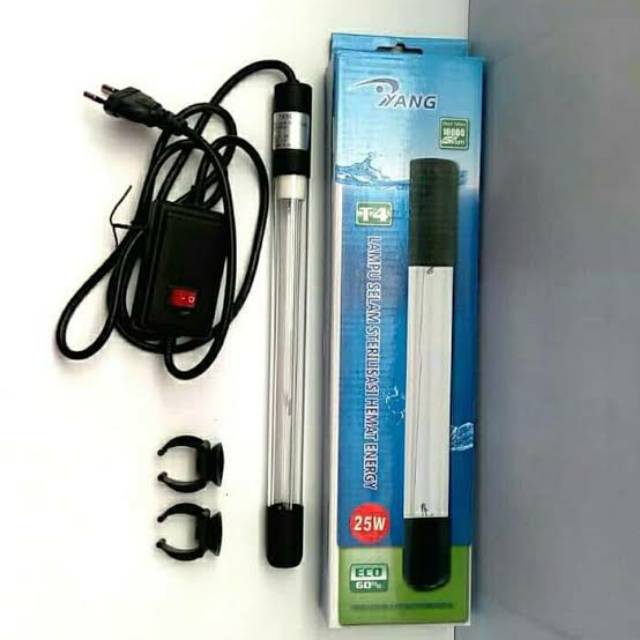 lampu UV Aquarium YANG celup sterilizer penjernih ultra violet pembasmi bakteri