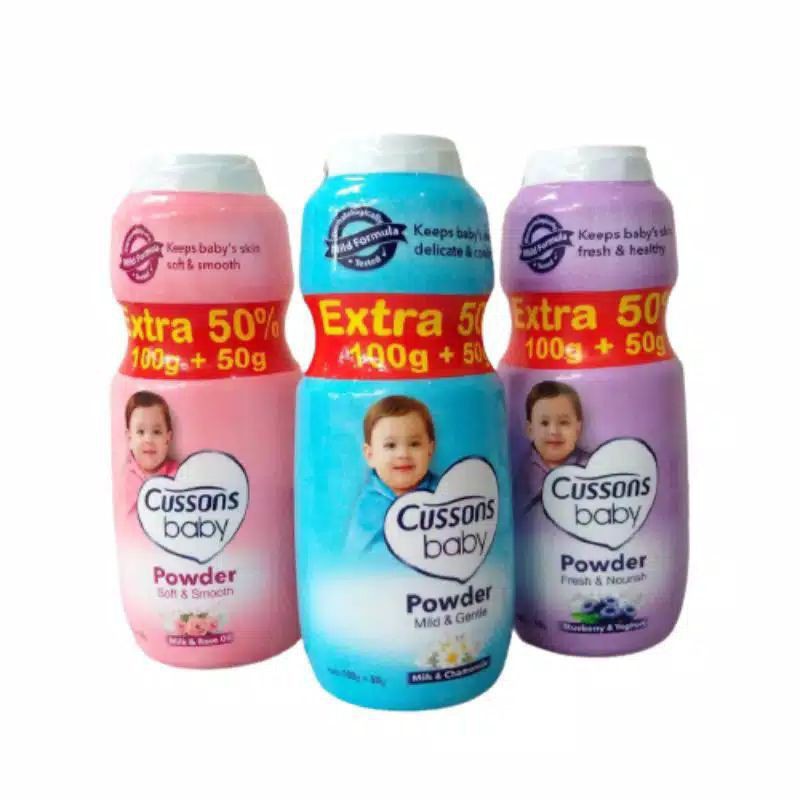 BEDAK BAYI CUSSONS 100GR EXTRA