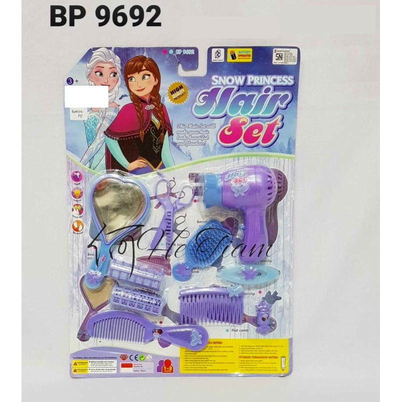 Mainan Anak Perempuan Hair Set BP9692 / Mainan Dandan Anak