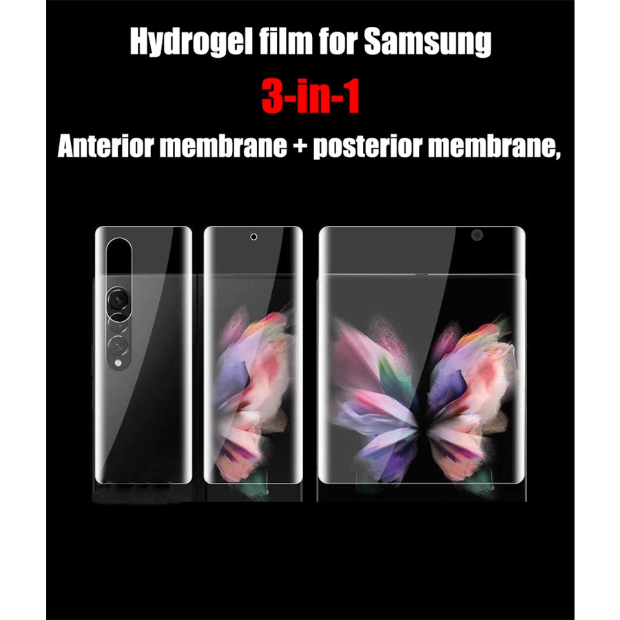 1 Set Pelindung Layar Hydrogel Anti Gores Untuk Samsung Galaxy Z Fold 4