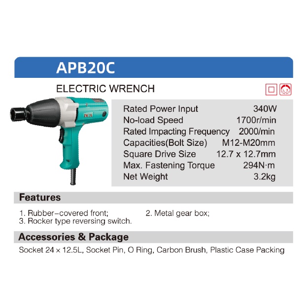 APB-20C - DCA Wrench