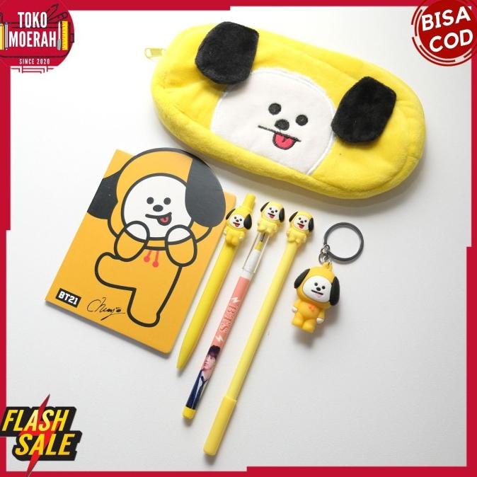 

Bayar Ditempat Kotak Pensil Pulpen Bt21 Komplit Set Lucu Kado / Paket Combo Bt21 Cod Boom Sale Kode