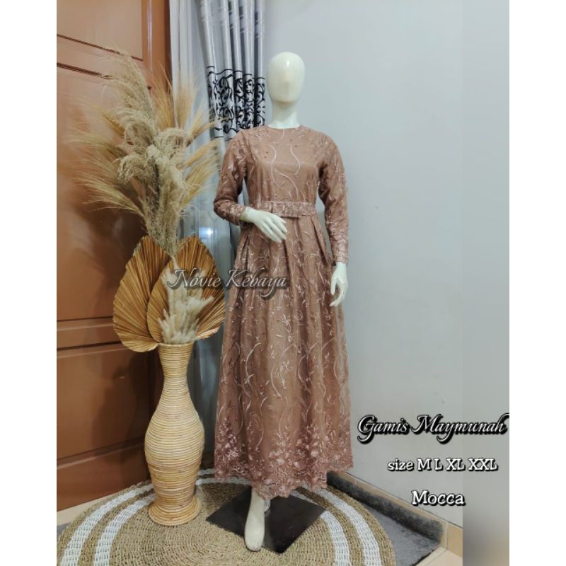 gamis cantik maymunah novie kebaya