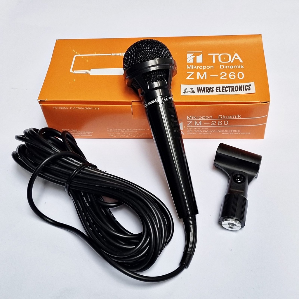 Mic Mikrofon TOA ZM 260 Dynamic Microphone