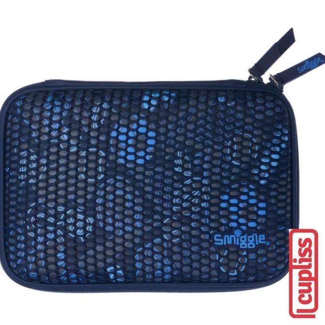 

SMIGGLE Pencil Case 443322 Mesh Hardtop Navy