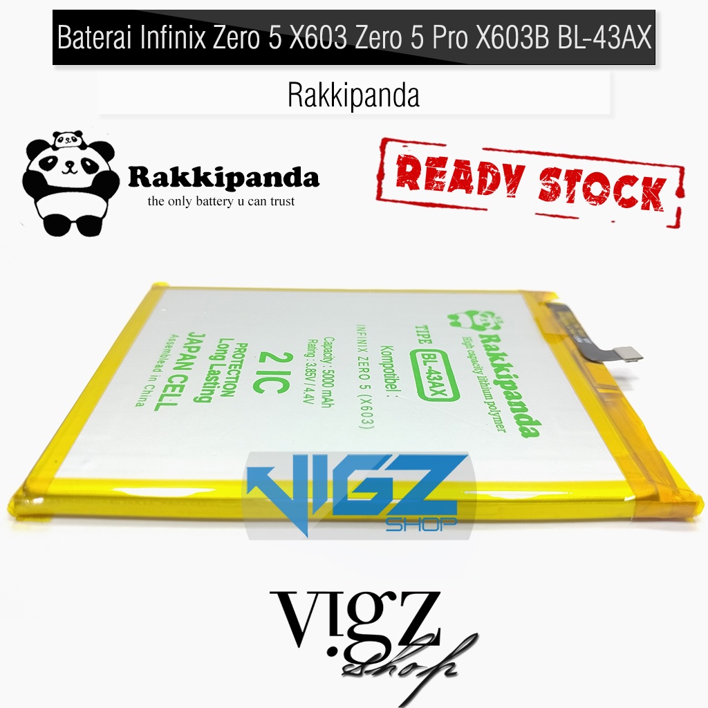 Baterai Infinix Zero 5 X603 Zero 5 Pro X603B BL-43AX Rakkipanda