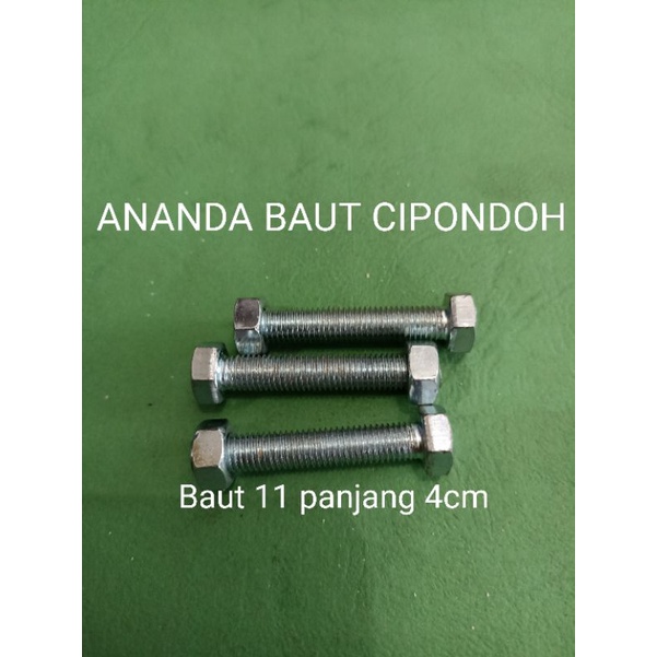 Baut 11 panjang 4cm