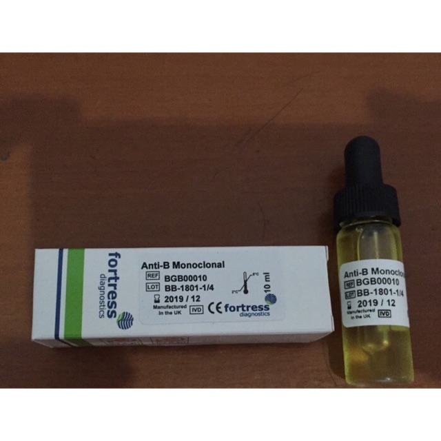 Golongan Darah Fortress Anti-B (10ml)