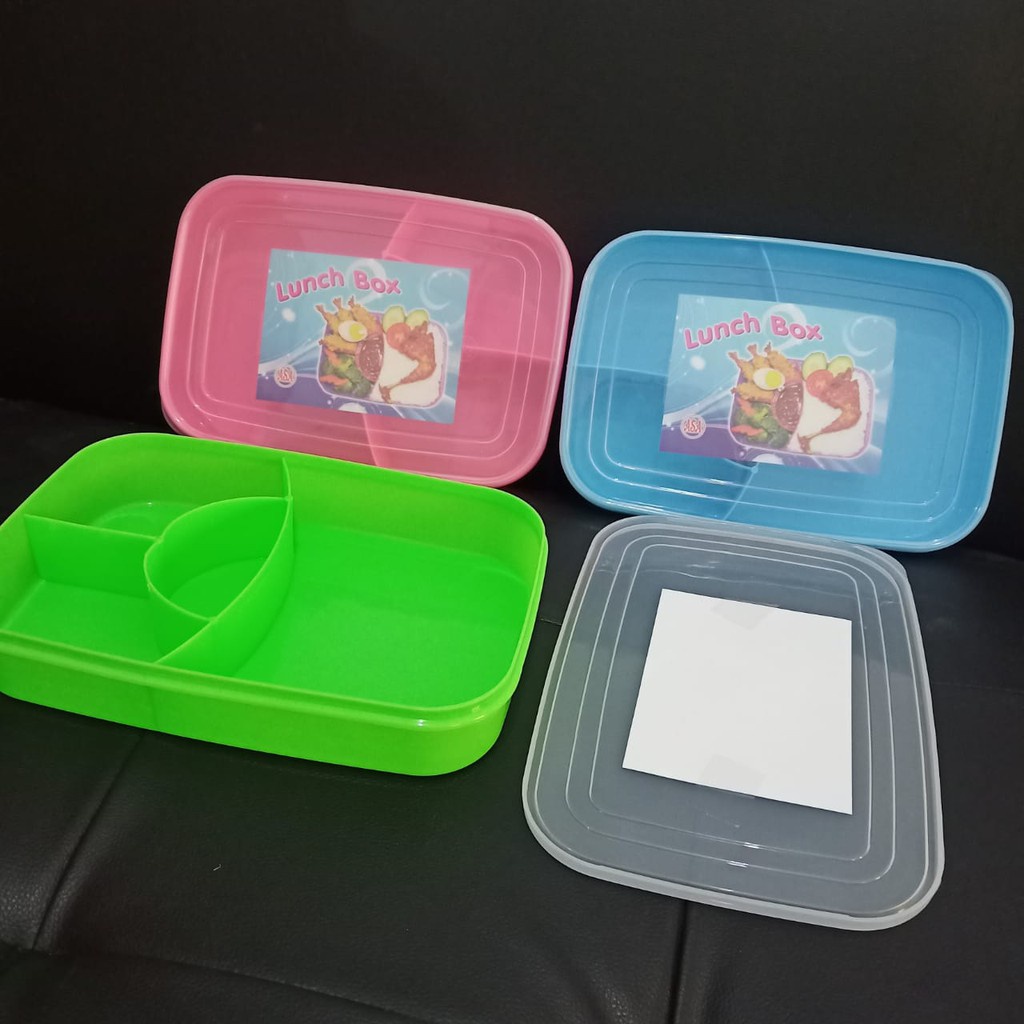 LUNCH BOX BENTO 311 TEPAK TEMPAT MAKAN BESAR 4 SEKAT - TEPAK MAKAN MURAH TEPAK MAKAN PLASTIK TEMPAT 