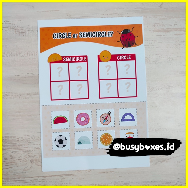 [busyboxes.id] Mainan Edukasi Aktivitas Menggunting dan Menempel TK / Worksheet Gunting Tempel