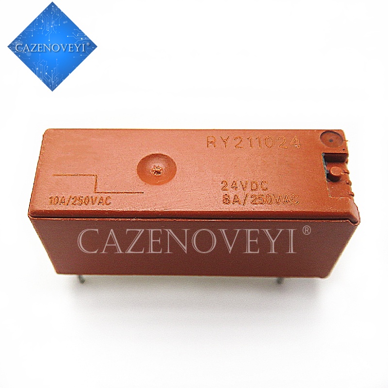 1pc / Lot Ry211024 211024 Relay 8a 24v Dip-5