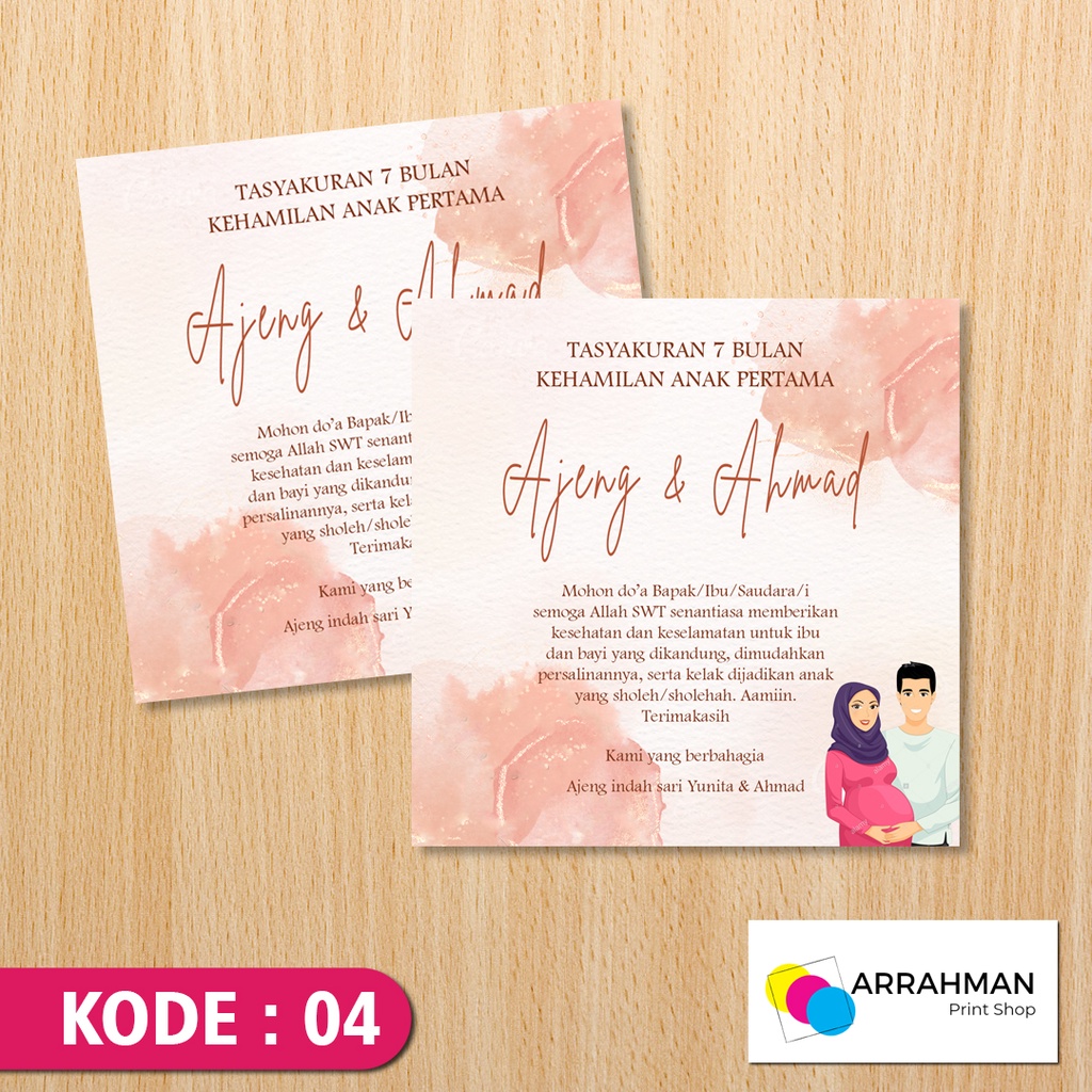 

Isi 100 pcs Stiker Tasyakuran Kehamilan 7 / 4 Bulanan Ukuran 10 cm x 10 cm