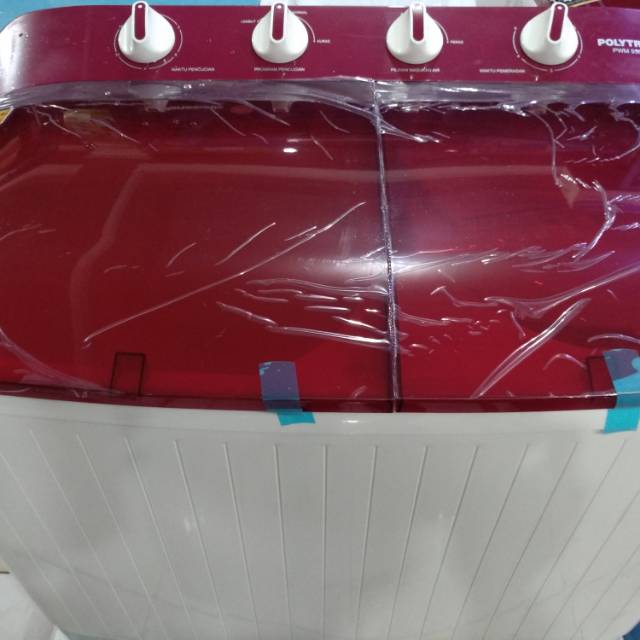 Polytron 9kg 9368 mesin cuci 2 tabung New #cirebonkota