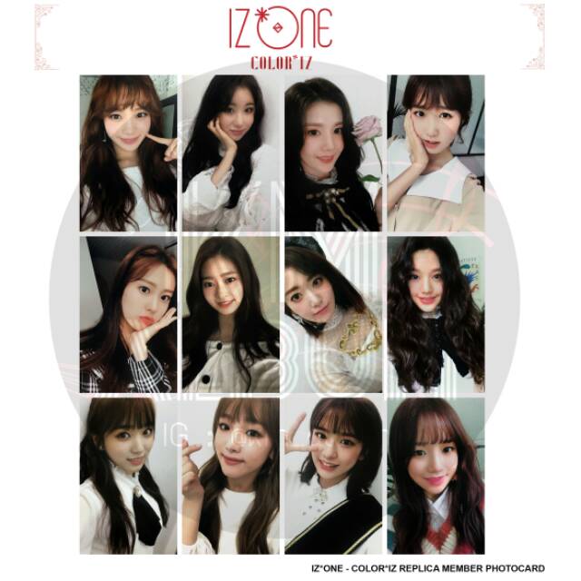 [ SET ] IZ*ONE - COLOR*IZ RL ALBUM REPLICA MEMBER PHOTOCARD