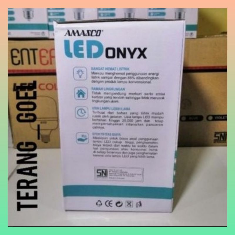 LAMPU LED ONYX 20 WATT AMASCO / AMASCO LAMPU LED KAPSUL ONYX 20 WATT