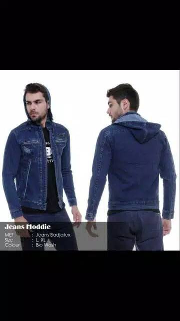 (BAYAR DI TEMPAT/COD) JAKET JEANS DENIM PRIA ORIGINAL THE BERRY