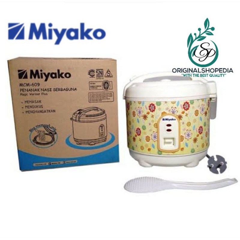 rice cooker mini miyako magic com 0 6 liter mcm 609