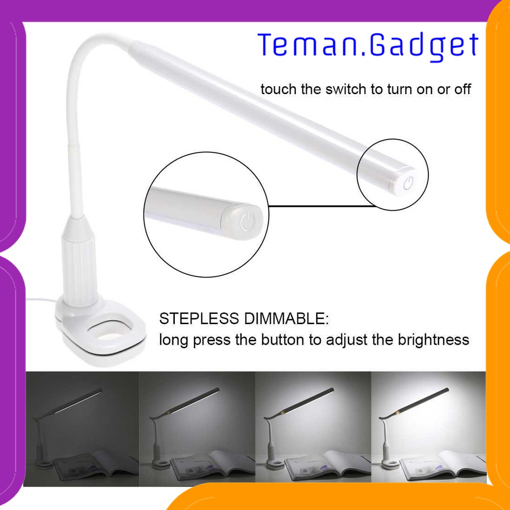 TG-DG090 LAMPU MEJA LED EYE PROTECTION DESK LAMP CLIP 24 LED 5W - L1515W