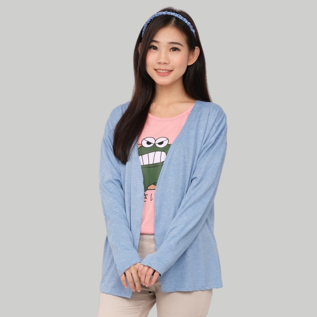 Monellina CRPUMA Cardigan Oversize Wanita Polos-1