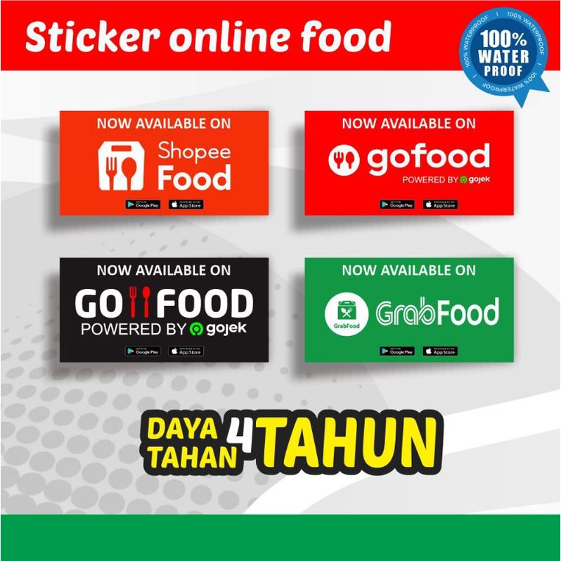 

Stiker Online Food Go food