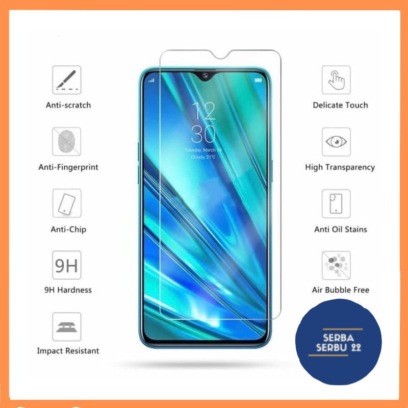 Tempered Glass Full Screen Bening Realme C12, 5i, C1, C15, C11, X2 PRO, C2, C3, 3 PRO, 5 PRO [SS]