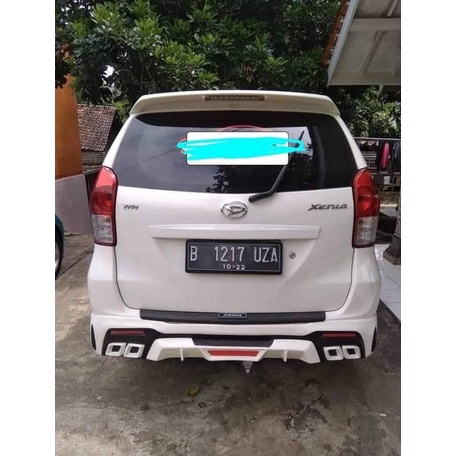 bodykit avanza veloz 2018 model belakang exfander