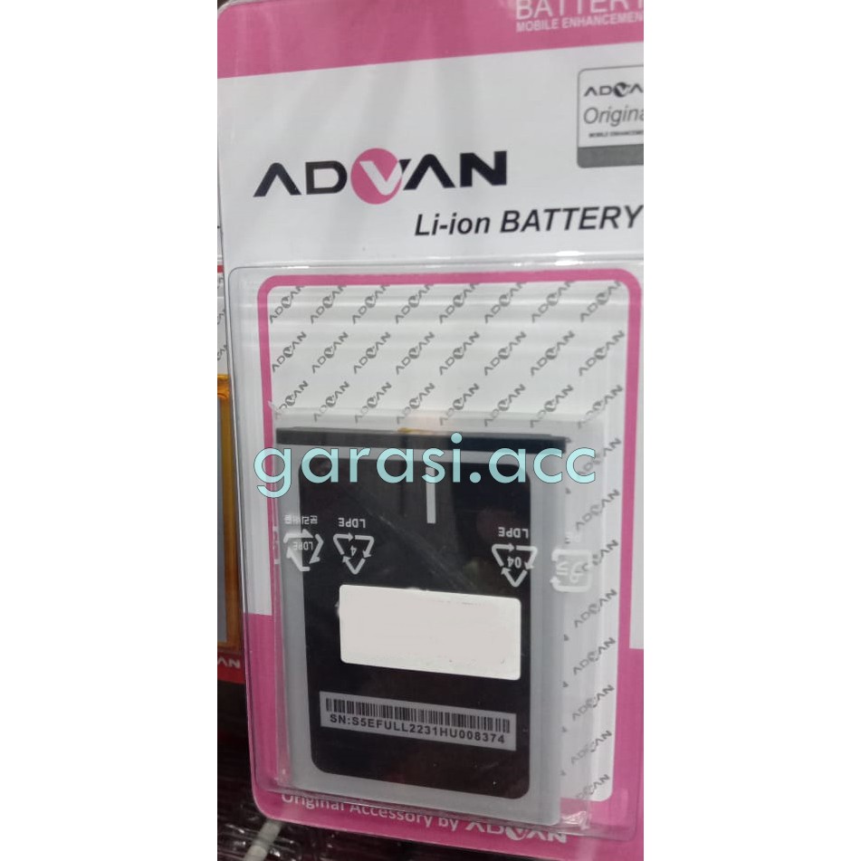 Batre Advan S5E Full View