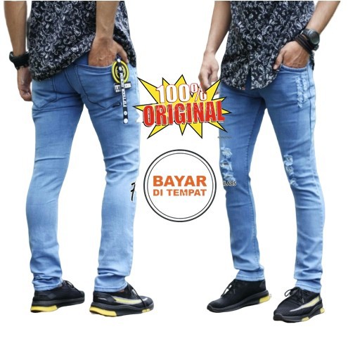 YANG LAGI HITS CELANA JEANS LEVIS PANJANG PRIA REPEAD DESTROY SOBEK SOBEK ORIGINAL TERMURAH