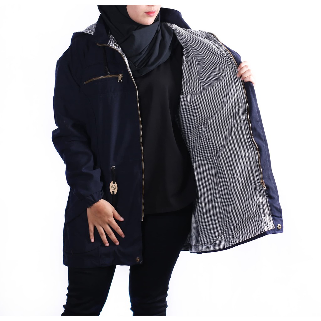 Jaket Hoodie Outdoor Cewe | Jaket Parka Simple Wanita | Jaket Gunung Traveling Hiking | Jaket Korea