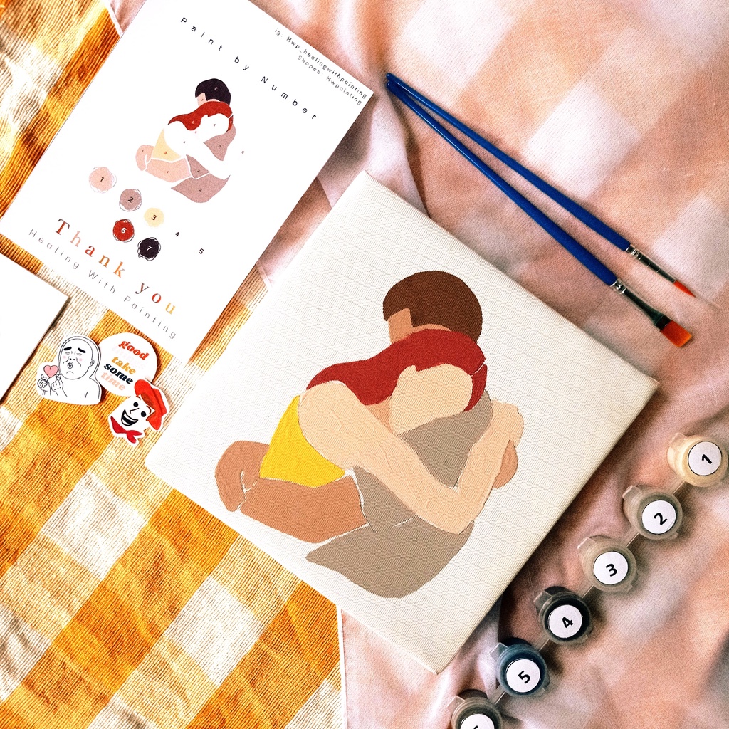 

Paint by Number Kit | Hug