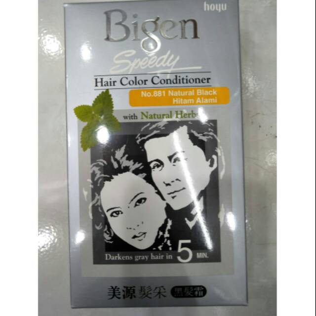  Bigen  Spedy Cat  Rambut  881 Natural Black Shopee Indonesia