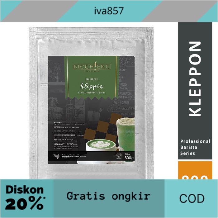 

PROMO Bubuk Minuman Kleppon Premium Bicchiere 800g - Bubuk Klepon GRATIS ONGKIR