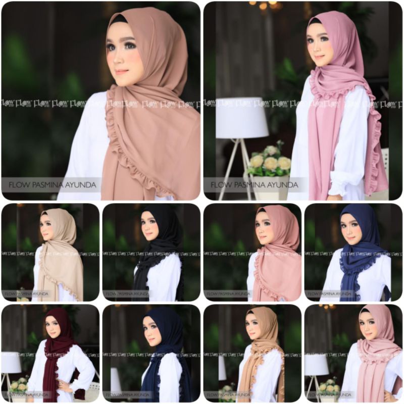 Pashmina Ayunda Ori Flow Idea Hijab