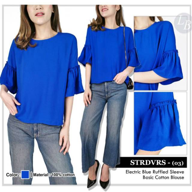 Stradivarius cotton blouse